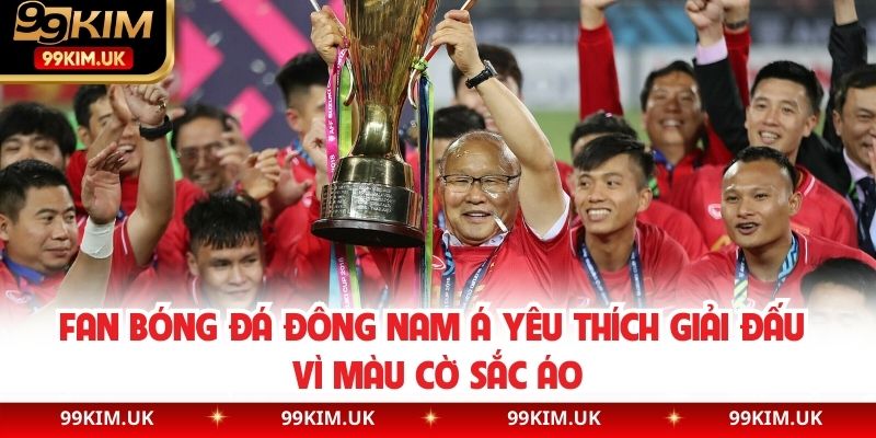 Fan bóng đá Đông Nam Á yêu thích giải đấu vì màu cờ sắc áo